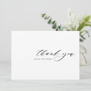 Cartões de agradecimentos de Dia de Casamento de
