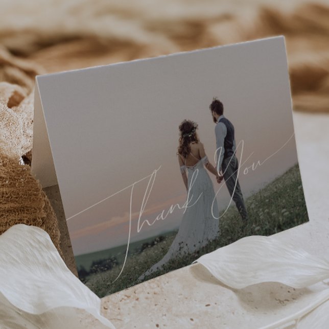 Cartões de agradecimentos de Dobragem de Script Mi (Criador carregado)