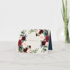 Cartões de agradecimentos de Elegância de outono