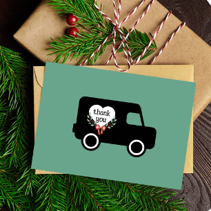 Cartões de agradecimentos de Entrega de Correio