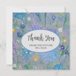 Cartões de agradecimentos de Ervilha doce