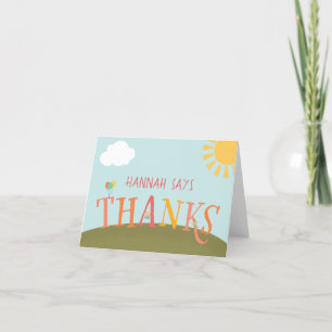 Cartões de agradecimentos de Festa de aniversário 