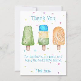 Cartões de agradecimentos de Festa de aniversário 