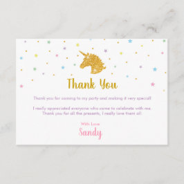 Cartões de agradecimentos de Festa de aniversário