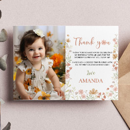 Cartões de agradecimentos de Festa de aniversário