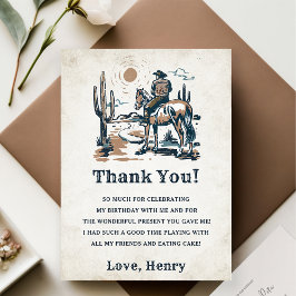 Cartões de agradecimentos de Festa de aniversário 