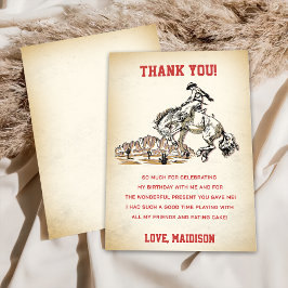 Cartões de agradecimentos de Festa de aniversário 