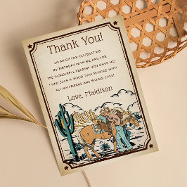 Cartões de agradecimentos de Festa de aniversário 