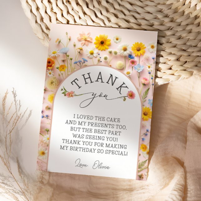 Cartões de agradecimentos de Festa de aniversário  (Criador carregado)