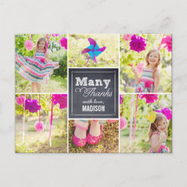 Cartões de agradecimentos de Festa de aniversário