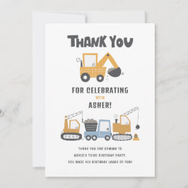 Cartões de agradecimentos de Festa de aniversário