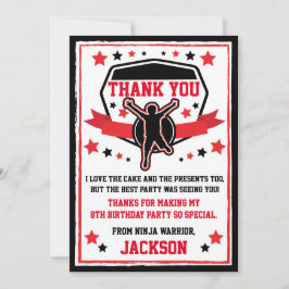 Cartões de agradecimentos de Festa de aniversário