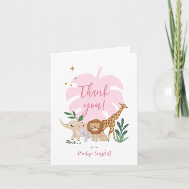 Cartões de agradecimentos de Festa de aniversário  (Frente)