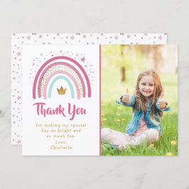 Cartões de agradecimentos de Festa de aniversário