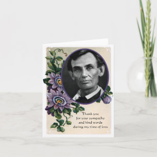 Cartões de agradecimentos de Flor Roxo Vintage