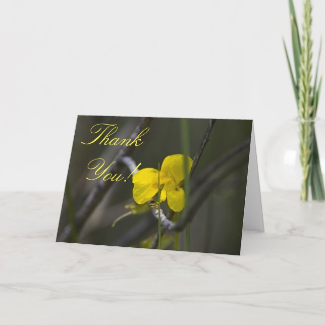 Cartões de agradecimentos de flor selvagem 2 (Frente)