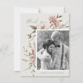 Cartões de agradecimentos de Florais Selvagens