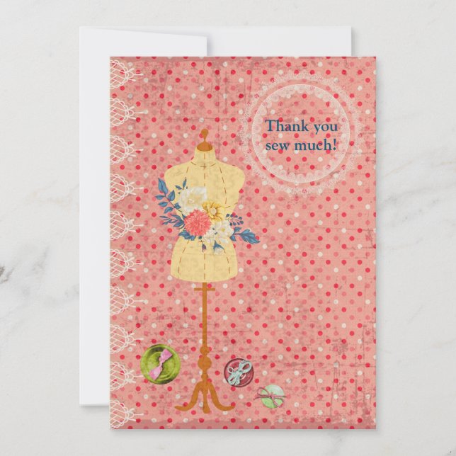Cartões de agradecimentos de Forma de vestir (Frente)