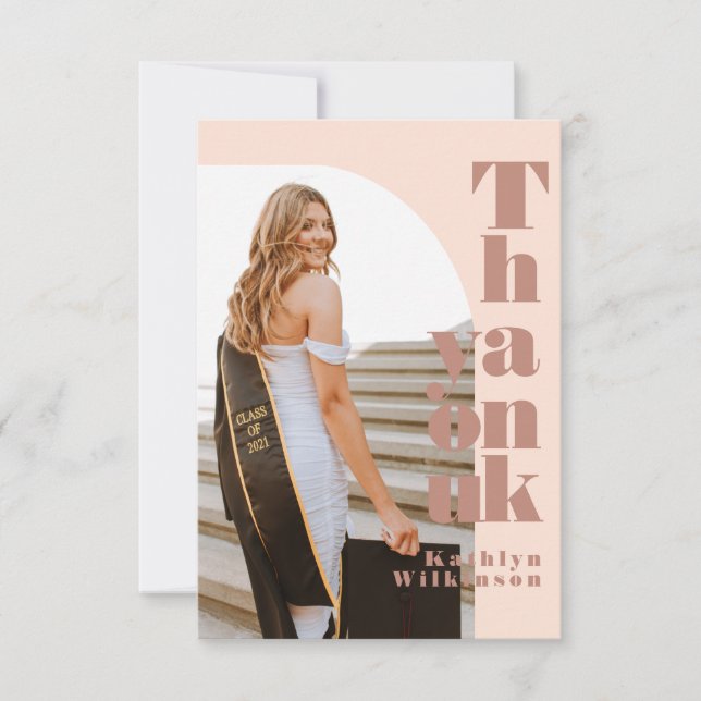 Cartões de agradecimentos de FORMANDO de Fotografi (Frente)