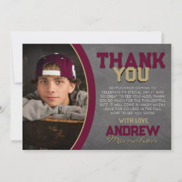 Cartões de agradecimentos de Formando de quadro de