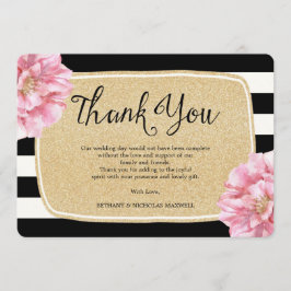 Cartões de agradecimentos de Foto Chic Floral / Ch