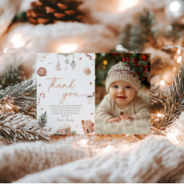 Cartões de agradecimentos de Foto de Aniversário d