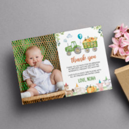 Cartões de agradecimentos de Foto de Aniversário d
