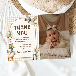 Cartões de agradecimentos de Foto de Aniversário d