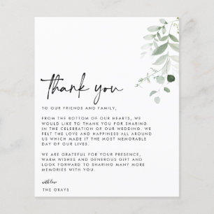 CARTÕES DE AGRADECIMENTOS de Foto de Casamento do