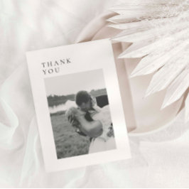 Cartões de agradecimentos de Foto de Casamento Min