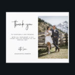 Cartões de agradecimentos de Foto de Casamento Min<br><div class="desc">******* ESTE NÃO É UM CARTÕES DE AGRADECIMENTOS DE TAMANHO PADRÃO. NENHUM ENVELOPES INCLUÍDO. PARA CARTÕES, CARTÕES MAIS ESPESSURAS, VERIFIQUE A NOSSA COLEÇÃO POR OBRIGAÇÕES NORMAIS ÀS SUAS CARTÕES E A OUTROS ITENS CORRESPONDENTES. Este folheto não inclui envelopes, versão do folheto de papel. Economize dinheiro em cartões de agradecimento com...</div>