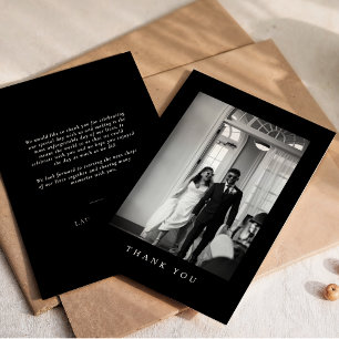 Cartões de agradecimentos de Foto de Casamento Pre