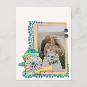 Cartões de agradecimentos de Foto de Casamento Rus