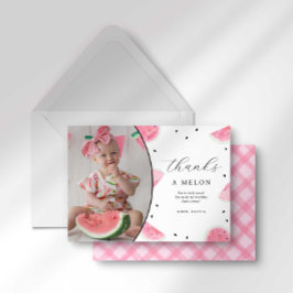 Cartões de agradecimentos de Foto de Melancia