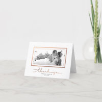 Cartões de agradecimentos de Foto de Quadro de Cob
