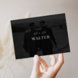 Cartões de agradecimentos de Foto do Sr. & Sr. Wed<br><div class="desc">Cartões de agradecimentos de casamento minimalista e elegante. O texto e as mensagens podem ser editados na parte traseira do cartão. Para personalização mais avançada deste design, por exemplo, alteração do layout, da fonte ou do tamanho do texto, clique no botão "PERSONALIZAR" acima. Por favor, entre em contato comigo para...</div>