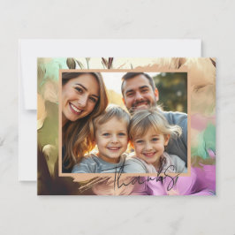 Cartões de agradecimentos de Foto Floral Especial