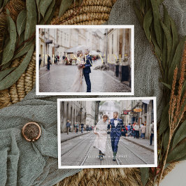 Cartões de agradecimentos de Foto Mínimo de Casame