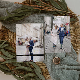 Cartões de agradecimentos de Foto Mínimo de Casame