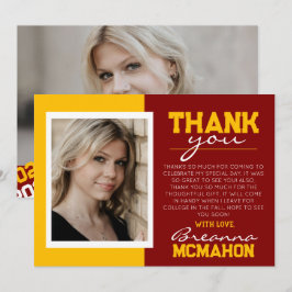 Cartões de agradecimentos de Foto para Graduação 2