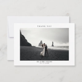 Cartões de agradecimentos de Fotografia de Casamen