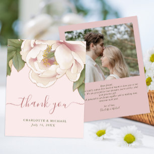 Cartões de agradecimentos de Fotografia de Flor de