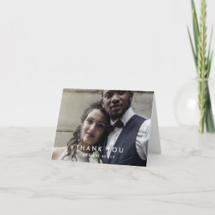 Cartões de agradecimentos de Fotografia de Tipogra