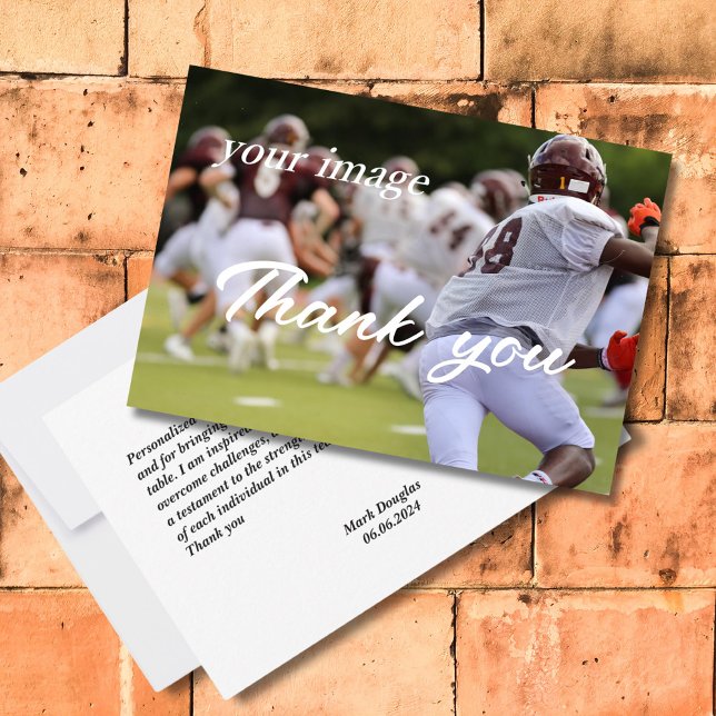 Cartões de agradecimentos de Fotografia de Trabalh (Criador carregado)