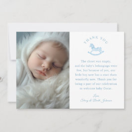 Cartões de agradecimentos de Fotografia do Chá de 