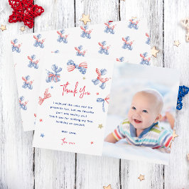 Cartões de agradecimentos de Fotografia do primeir