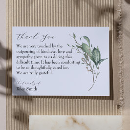 Cartões de agradecimentos de Fotografia Memorial d