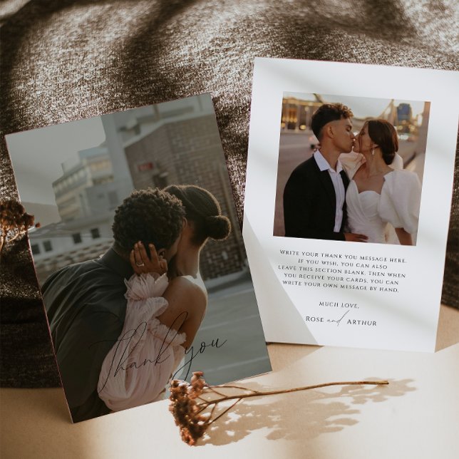 Cartões de agradecimentos de Fotografia Simples de (Criador carregado)