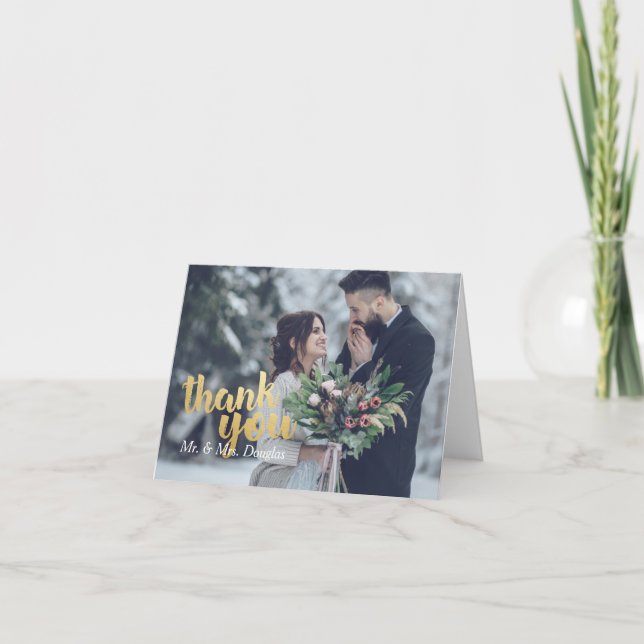 Cartões de agradecimentos de Fotografias de Script (Frente)