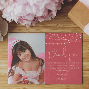 Cartões de agradecimentos de Fotografias Rosa Mode